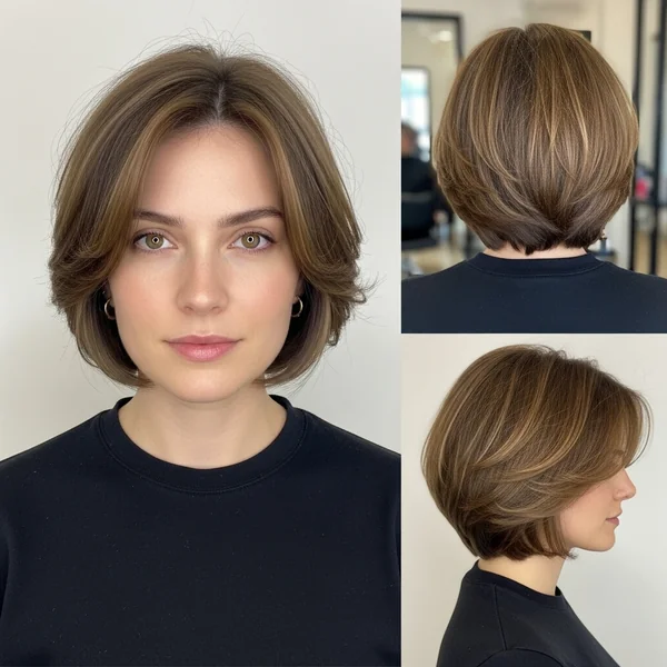 Short Layered Haircuts No Bangs