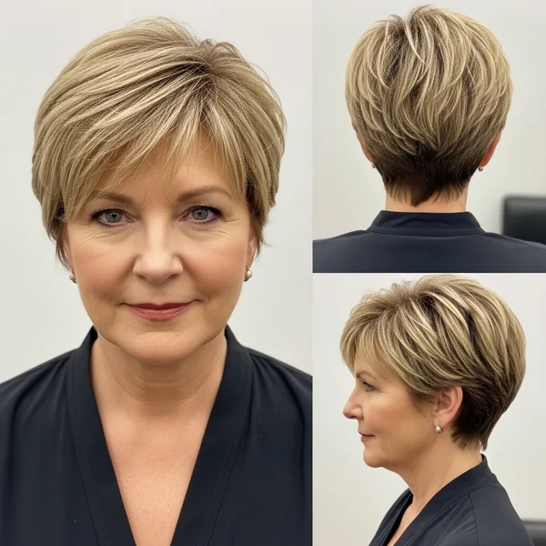 Short Pixie Haircuts for Women Over 50
