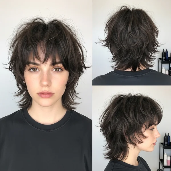 Short Shaggy Bob Hairstyles