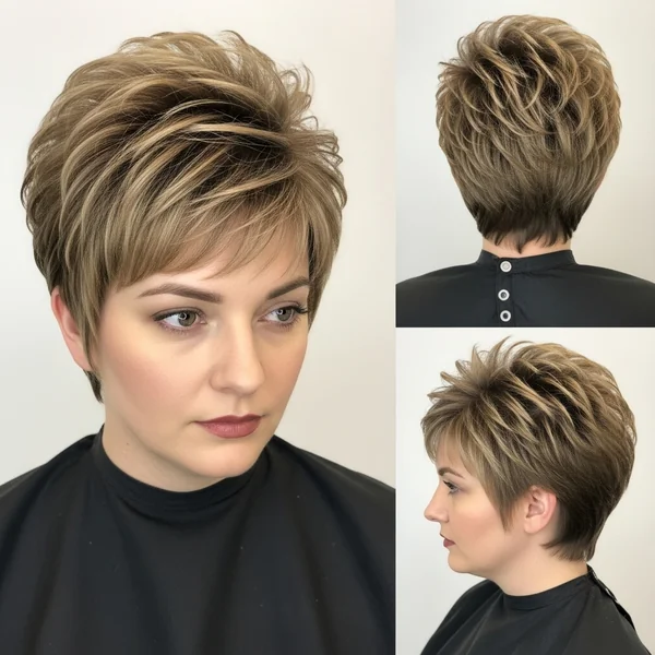 Short Spiky Haircuts For Thick Hair