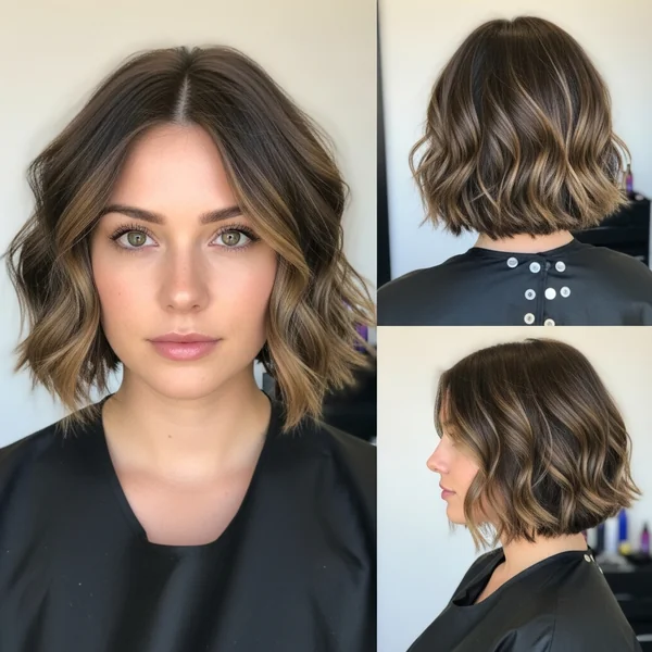 Short Wavy Bob Haircuts