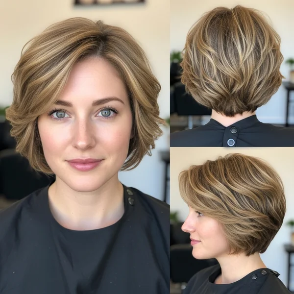 Short Wavy Haircuts for Oval Faces