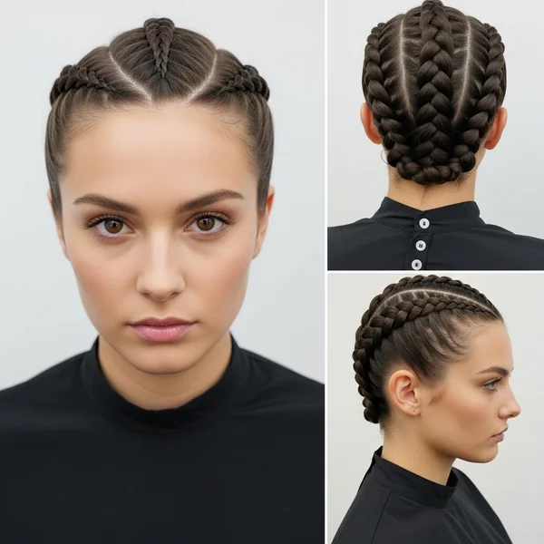 simple braided hairstyles for short hair