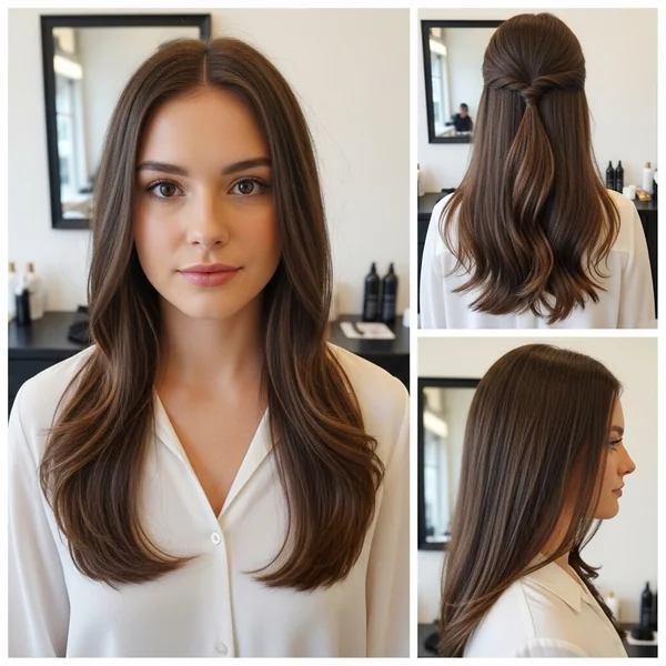 simple wedding hairstyles for long hair