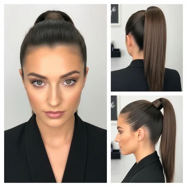 Slick Back High Ponytail
