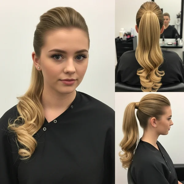 Slick Back Ponytail Hairstyles For Prom