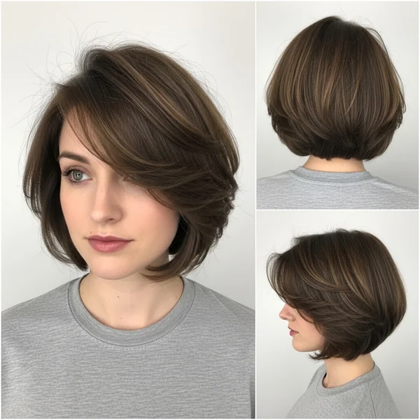 stacked bob haircut for fine hair