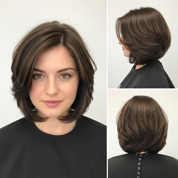 stacked bob haircut for thick hair