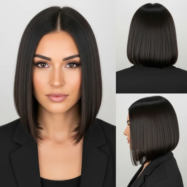 Straight Bob Haircut Shoulder Length