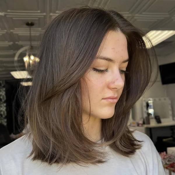 Sun-Kissed Golden Shag with Face-Framing Fringe
