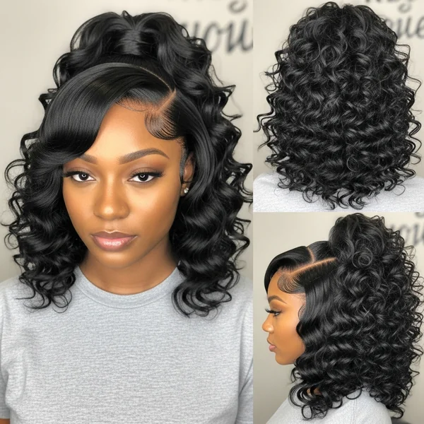 Swoop Curly Ponytail Weave
