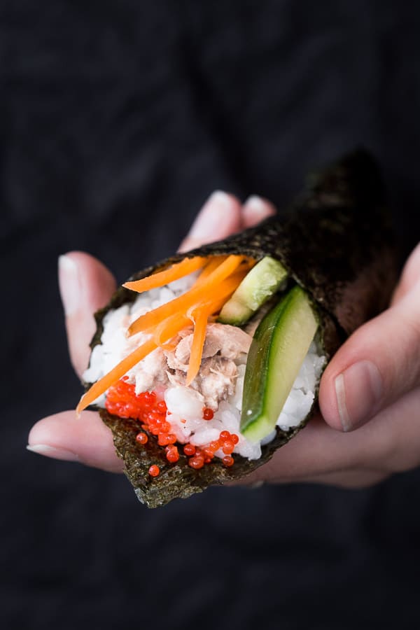 Temaki Sushi - Easy Hand Roll Sushi | Wandercooks