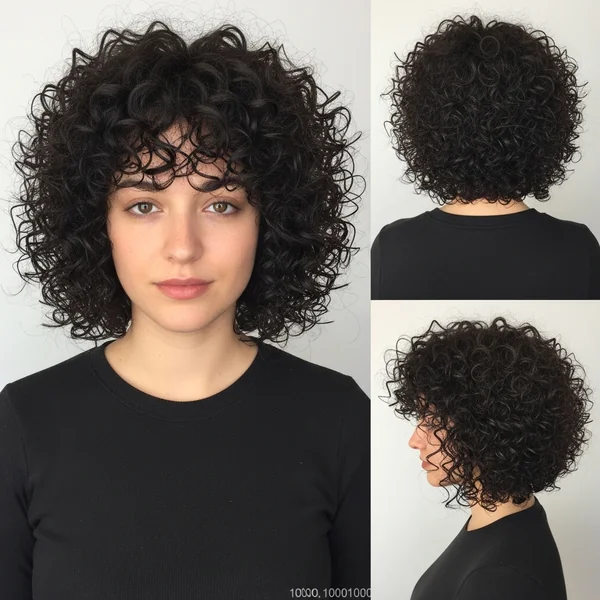 Thick Curly Bob Hairstyles