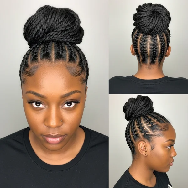 Two Bun Hairstyles for Black Women