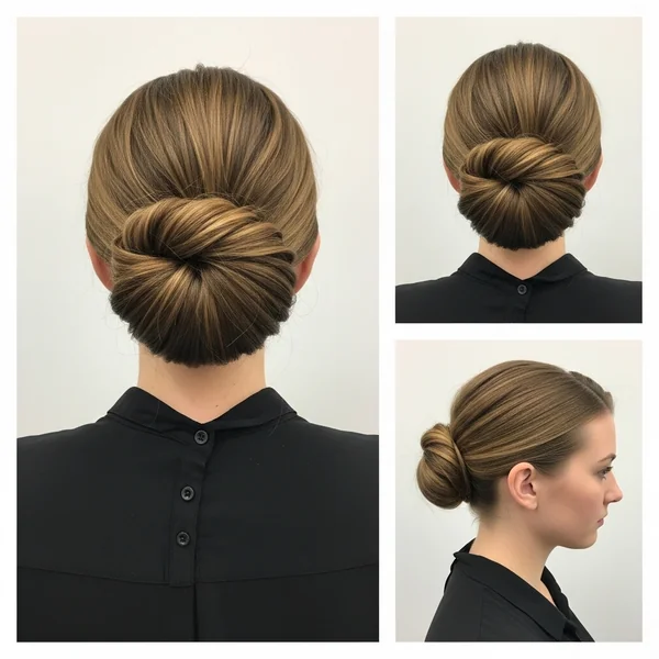 Two Low Bun Hairstyles