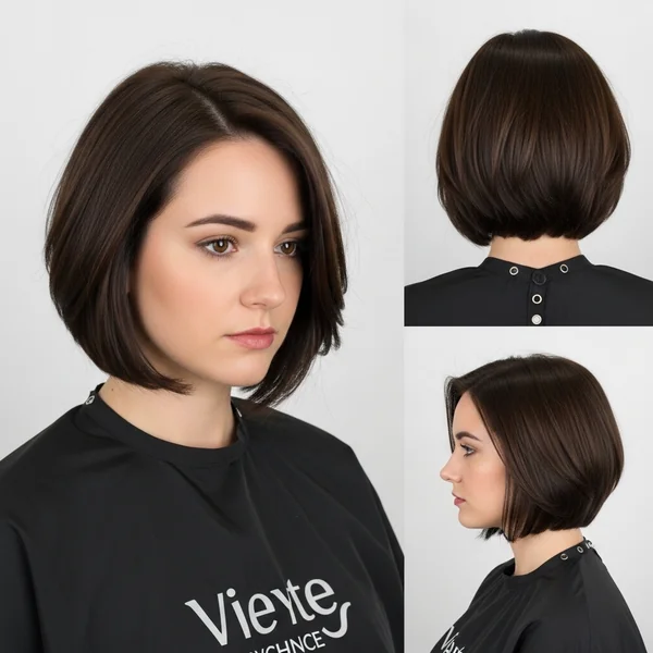 undercut bob haircut for thick hair