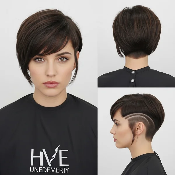 undercut bob haircut short