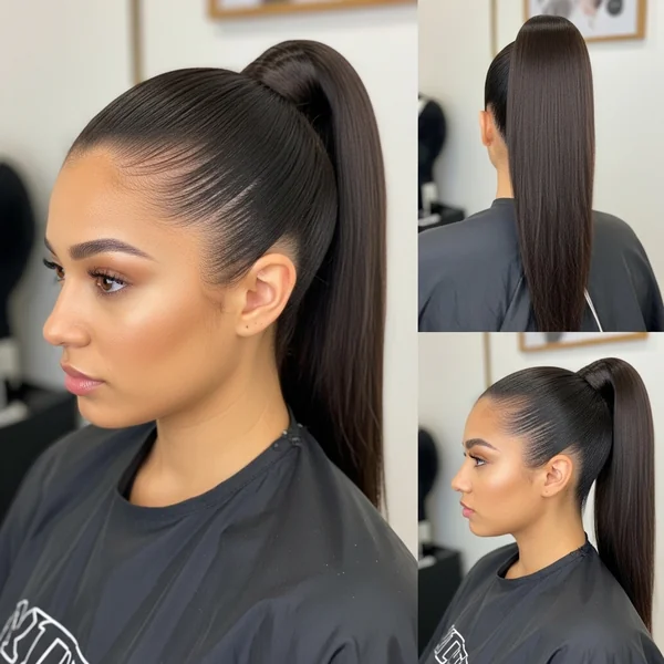 Updo Frontal Hairstyles Ponytail