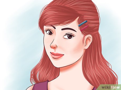 Step 4 Finish with some colorful clips or a headband.