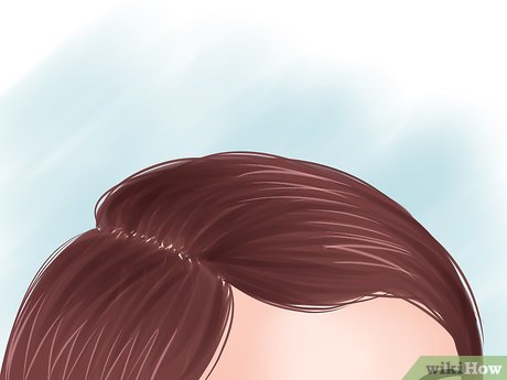 Step 1 Part your hair.