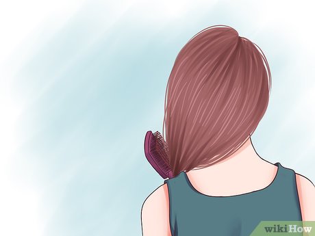 Step 1 Brush your hair to the left or right hand side.