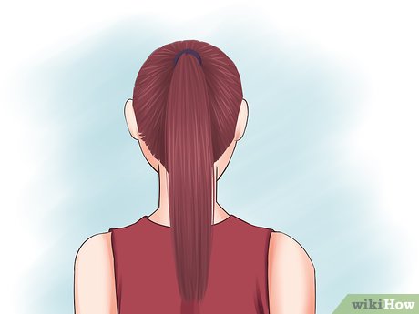 Step 4 Secure with a hair elastic.