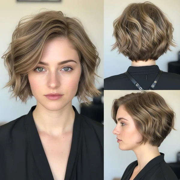 Very Short Wavy Haircuts