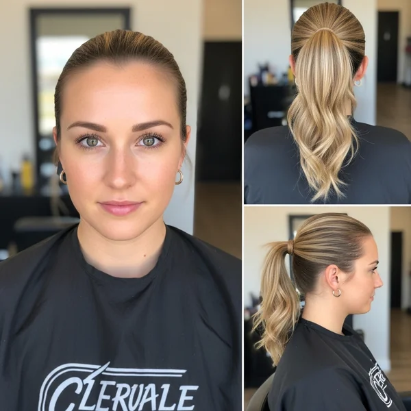Volleyball Low Ponytail Hairstyles