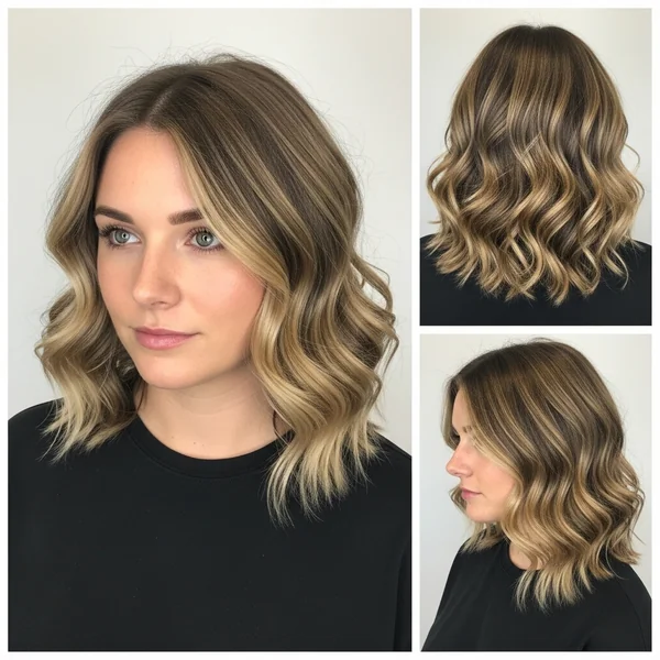 Wavy Curly Hairstyles Medium