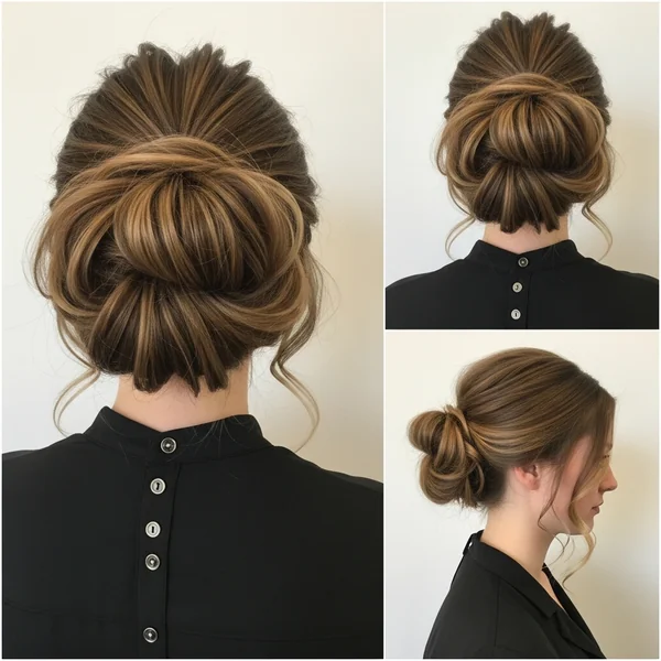 Wavy Bun Hairstyles