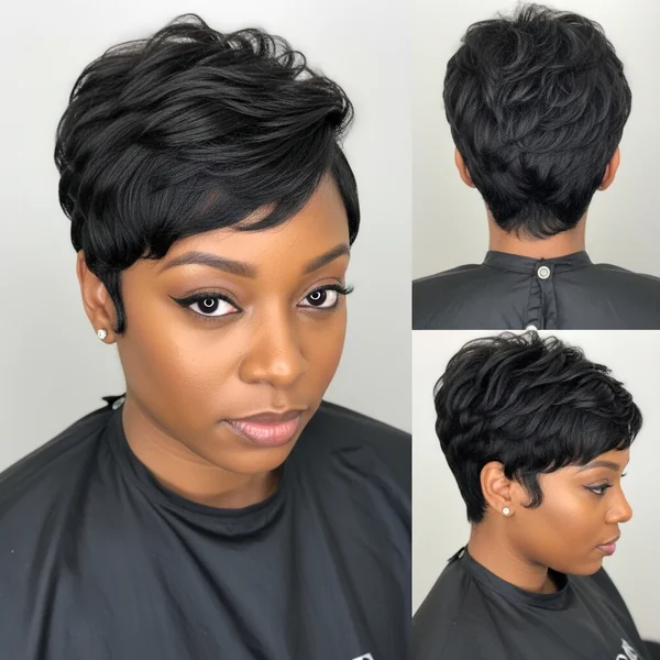 wedding hairstyles for short hair black women