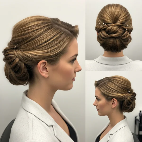 wedding hairstyles for short hair updo
