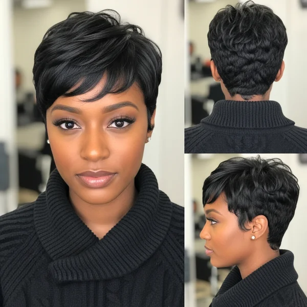 Winter Short Hairstyles For Black Women
