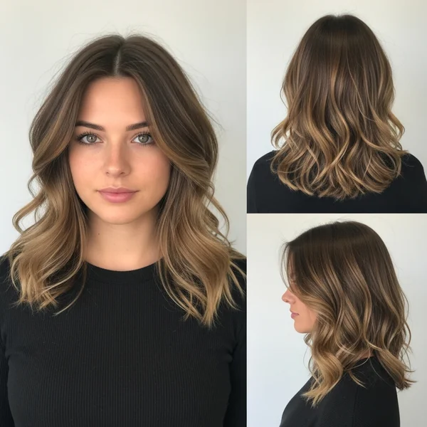 Wolf Haircut Medium Length Wavy